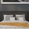Flash Furniture Melbourne Metal Upholstered Queen Size Headboard in Black Fabric HG-HB1717-Q-BK-GG - alternate 6